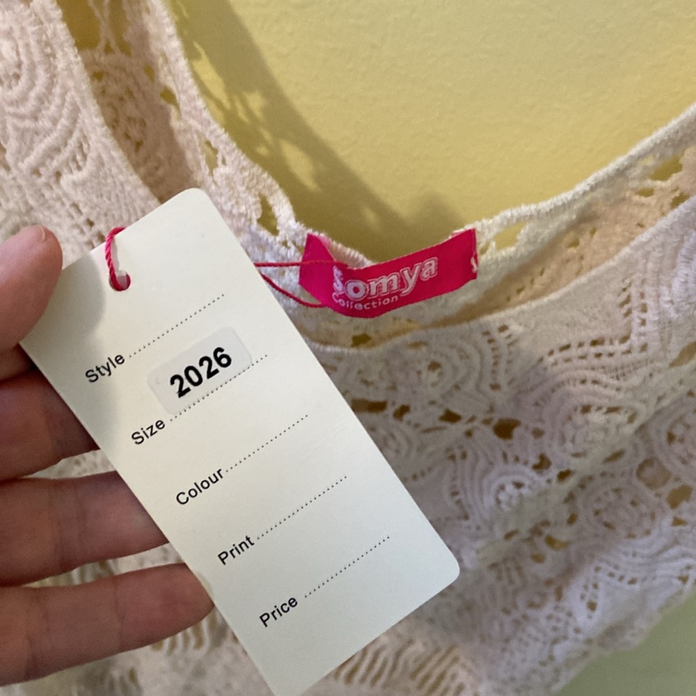 NWT Somya Crochet Swim Cover-up - Picture 5 of 6